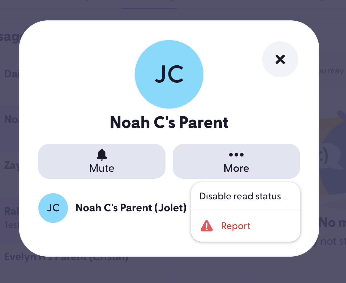 How to Report a Message Sent to you on ClassDojo – ClassDojo Help Center