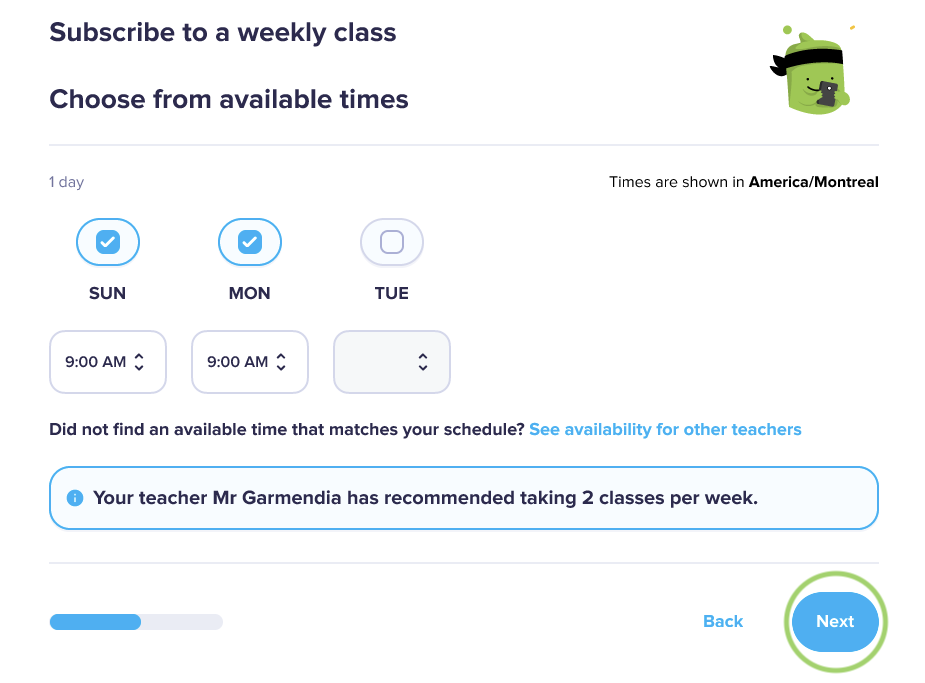 Choisissez parmi les horaires disponibles.png