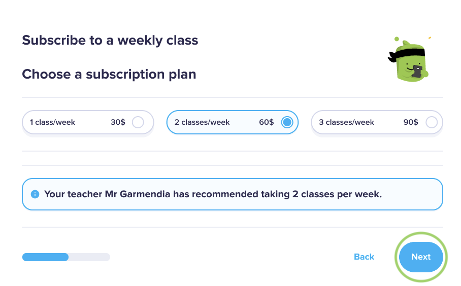 Inscreva-se para uma aula semanal.png